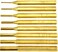 SE 8Piece Brass Pin Punch Set  NonMarring Various Sizes for Gunsmithing Woodwork Automotive  Includes Storage Pouch  ST1032B