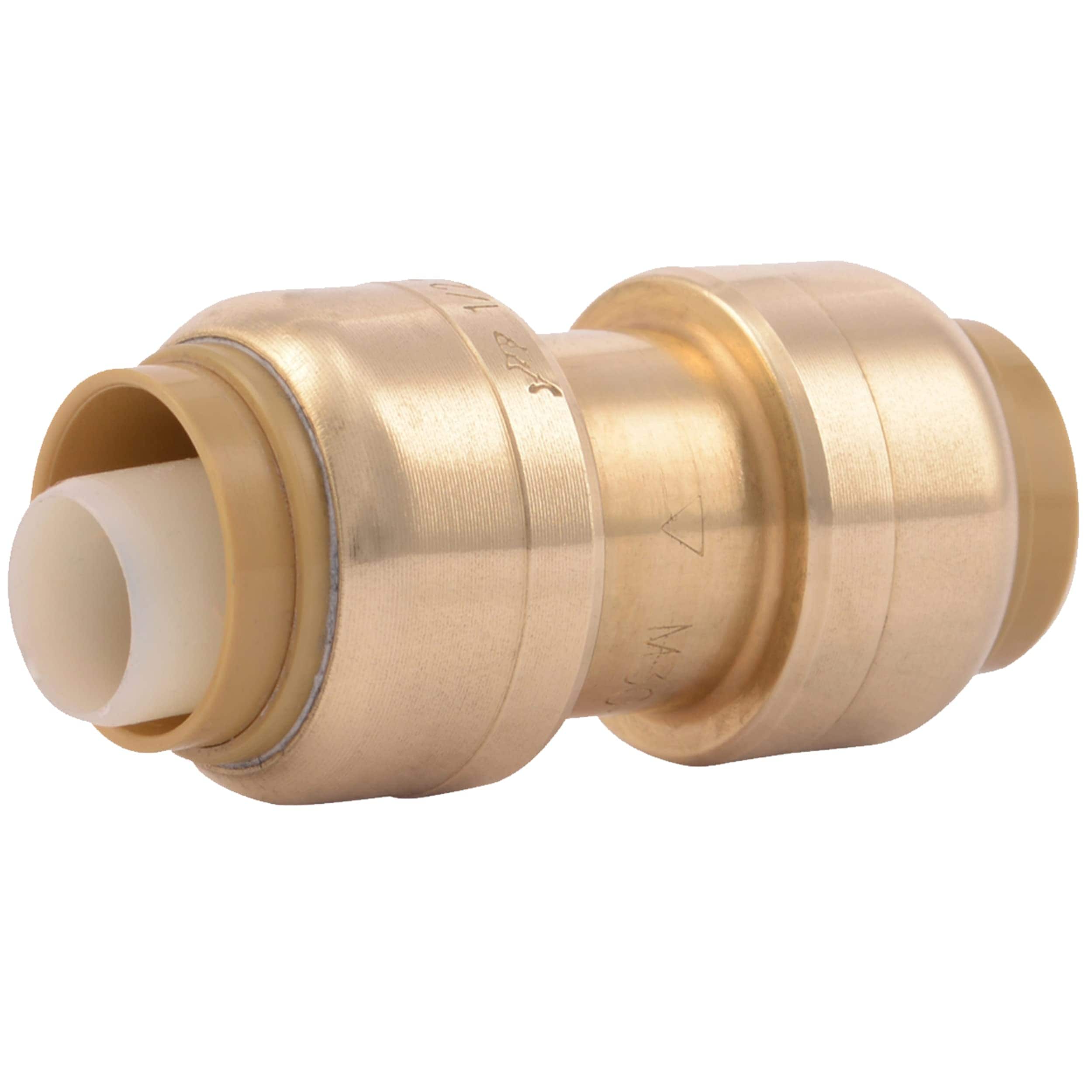 Buy SharkBite 12 Inch Coupling Push to Connect Brass Plumbing Fitting ...