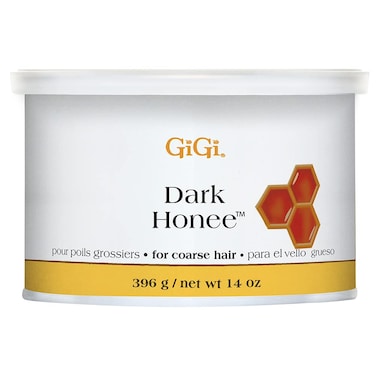 GiGi Dark Honee Hair Removal Soft Wax Thick to Coarse Hairs Normal to Dry Skin Men and Women 14 oz
