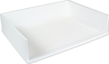 Victor Pure White Desk Tray 33 x 13 x 106