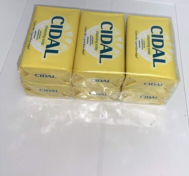 3 x Cidal Natural Antibacterial soap twin pack 125g by Cidal