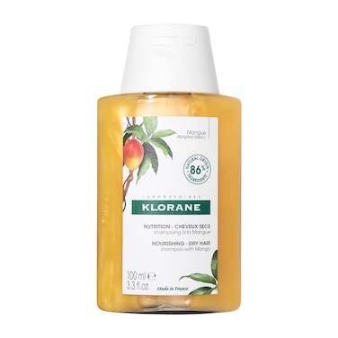 Klorane Nourishing Shampoo With Mango Butter Moisturize and Hydrate Dry Hair Paraben Silicone Sls Free Travel Size 33 Fl Oz Pack of 1