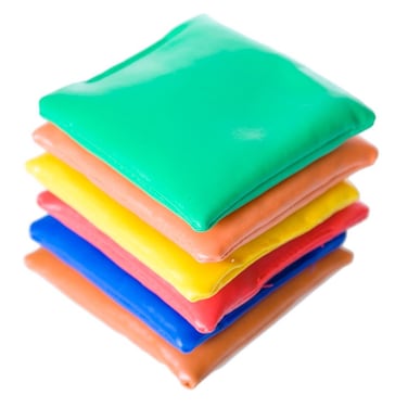 US Toy  Dozen Assorted 35 Bean Bags for Games