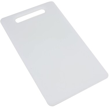 Chef Craft Basic Solid Plastic Cutting Board 13 x 8 inch White