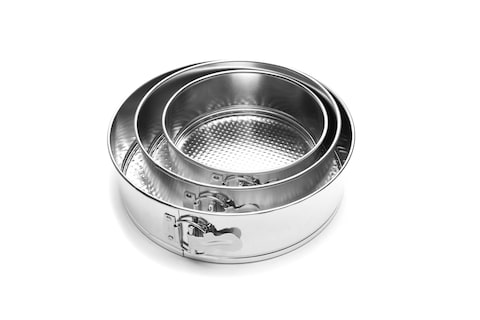 Fox Run Springform Pan Set TinPlated Steel 3Piece