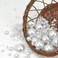 Beading Station 500pcs Mixed Sizes Flat Back Pearls 2mm14mm  Snow White DIY Cell Phone Case