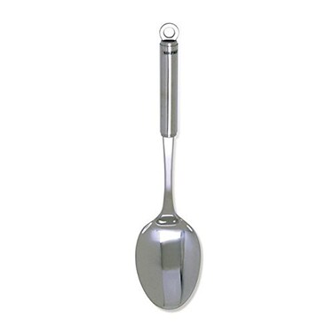 Norpro Krona Stainless Steel Solid Spoon 13Inch Metallic