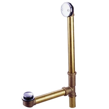 Kingston Brass DTT2161 TipToe Bath Tub Drain and Overflow Polished Chrome