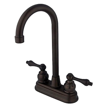 Kingston Brass KB495AL Victorian HighArch Bar Faucet 434 Oil Rubbed Bronze