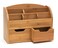 Lipper International 809 Bamboo Wood SpaceSaving Desk Organizer 12 58 X 5 X 9 58