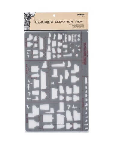 Pickett Plumbing Elevation View Template 1162I