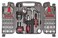 Apollo Tools 79 Piece MultiPurpose SAE and Metric Tool Set with Sockets for the Garage Home or on the Road Includes Essential Tools for Vehicle Maintenance and Repairs  Red DT9411