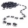 US Toy Mini Plastic Toy Ants Toy Figure 72 Piece 1 12 Black