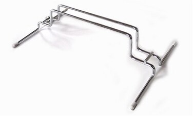 Cozy Products Cozy Legs Flat Panel Heater Stand Desk Heater Metal Stand with Rubber Feet Portable Heater Stand 8 D x 18 W x 498 H Silver CLS