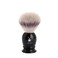 MHLE Classic Silvertip Badger Fiber Brush  HighGrade Black Resin Handle  Luxury Shave Accessory for Men