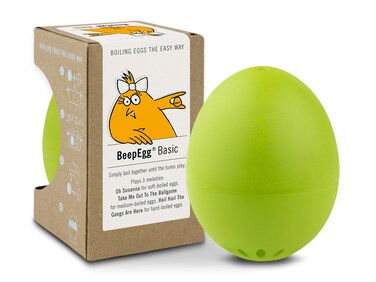 Brainstream BeepEgg Singing Floating Egg Timer Green