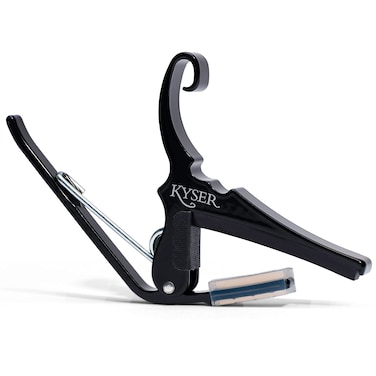 Kyser QuickChange Guitar Capo for 6string acoustic guitars Black KG6BA