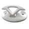 Dock Edge Aluminum Flip Up Dock Cleat White 3