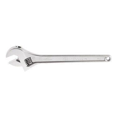 Klein Tools 50024 Adjustable Wrench Forged Drive Wrench with High Polish Chrome Finish and Contoured Handle 24Inch