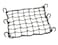 Powertye 50152 Black 15inX15in Cargo Net Featuring 6 Adjustable Hooks  Tight 2inx2in Mesh