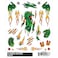 Woodland Scenics Pine Car Derby Dry Transfer Decal Flaming Dragon 4 by 5Inch Green