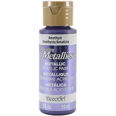 DecoArt DA3213 Dazzling Metallics Paint 2Ounce Amethyst