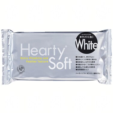 Padico Hearty Soft Clay White Lightweight Air Dry Clay 180g 63 oz  Fine  Flexible Texture Perfect for Flowers Sweets  Deco Miniature Food