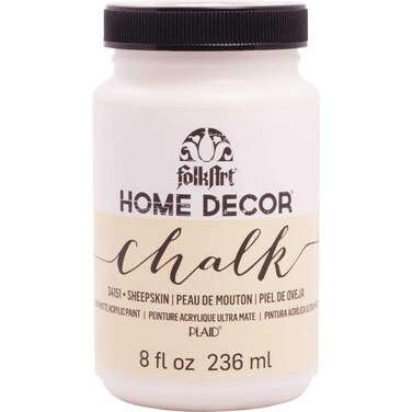 FolkArt Home Decor Chalk Furniture  Craft Paint in Assorted Colors 8 ounce Sheepskin
