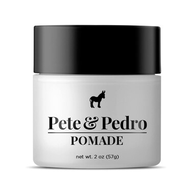 Pete  Pedro HAIR POMADE  Hair Styling Classic Pomade for Men  Medium Hold and High Shine With A Ton Of Control Helps Slick Back Hair  As Seen on Shark Tank 2 oz