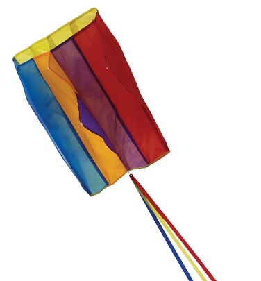 In the Breeze Pouch Parafoil Kite Rainbow 15 W x 20 H 2911