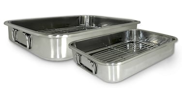 Cook Pro 4Piece Allin1 Lasagna and Roasting Pan
