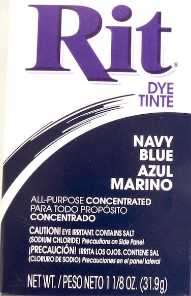 Rit Concentrated Powdered Fabric Dye Navy Blue 113 oz  Pack of 3