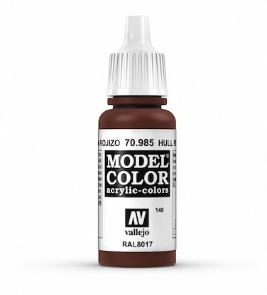 Vallejo Hull Red Model Color Paint 17ml