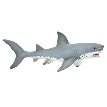 Safari Ltd Great White Shark Figurine  Detailed 7 Plastic Model Figure  Fun Educational Play Toy for Boys Girls  Kids Ages 3