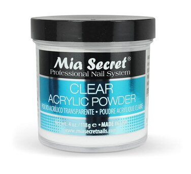 Mia Secret Clear Acrylic Powder 4oz
