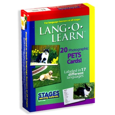 Stages Learning LangOLearn ESL Pets Vocabulary Photo Flash Cards