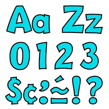 TREND enterprises Inc Blue 4 Playful Combo Ready Letters