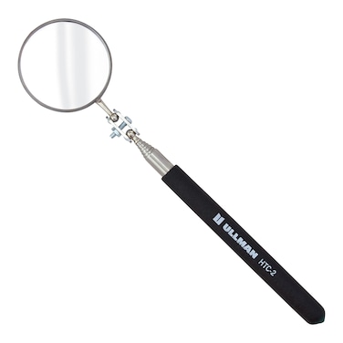 Ullman HTC2 Pocket Size Telescoping Inspection Mirror with 225 inch Round Mirror and Black Handle  Perfect for Mechanics Contractors HVAC Technicians and Trade Professionals