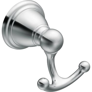 Moen YB2203CH Brantford Double Robe Hook Chrome