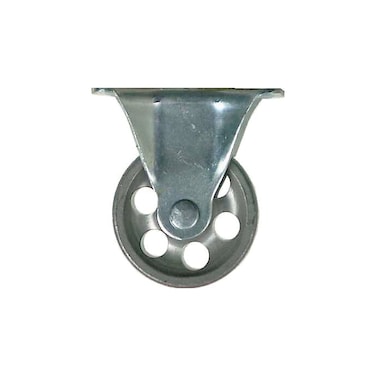 Shepherd Hardware 9182 2Inch Cast Iron Rigid Plate Caster 125lb Load Capacity