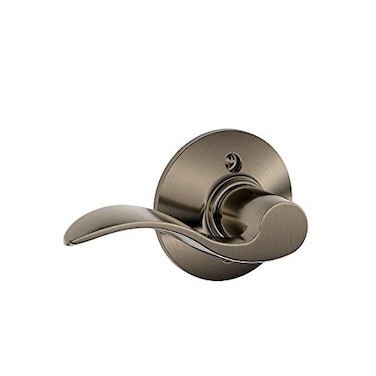 SCHLAGE Lock Company F170ACC620LH Acc 620 SCHLAGE F170 Lh Dummy Door Lever 272 in Projection X 418 in L Long Antique Pewter
