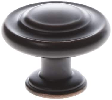 Amerock  Cabinet Knob  Oil Rubbed Bronze  1516 inch 33 mm Diameter  Inspirations  1 Pack  Drawer Knob  Cabinet Hardware