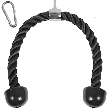 Yes4All Tricep Rope  Exercise Machine Attachment Press Down  27 Rope Length