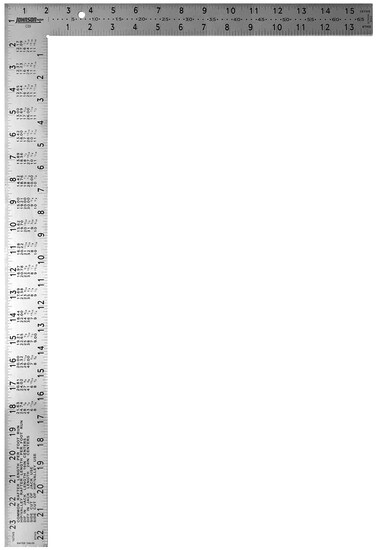 Johnson Level  Tool CS9 Steel Framing Square 16 x 24 Silver 1 Square