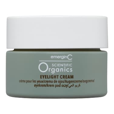 emerginC Scientific Organics Eyelight Cream  Stem Cell Eye Cream with Antioxidants  AntiAging Eye Cream Targets Dark UnderEye Circles for Visible Glow 05 oz 15 ml