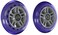 Razor PU A Scooter Series Wheels with Bearings  Set of 2  Purple