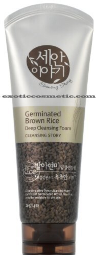 New Cleansing Story Natural Facial Deep Cleansing Foam  Brown Rice