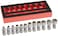 Astro Pneumatic Tool 7412 12Piece 14 Drive Flex Socket Set  6 Point  Metric