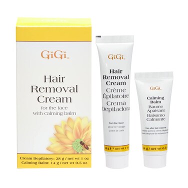 GiGi Facial Hair Removal Cream and Calming Balm Set