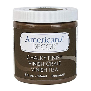DecoArt DecoArt ADC25 Americana Chalky Finish Paint 8Ounce RusticBrown